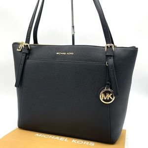 Michael Kors Voyager Large Tote Bag Black